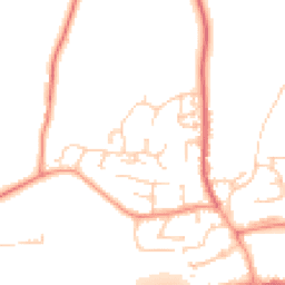 Daytime road noise heatmap for SP10 4ET