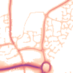 Daytime road noise heatmap for SP10 4FA