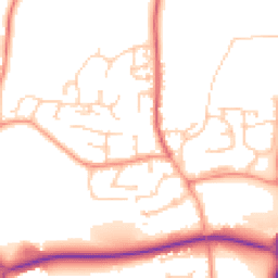 Daytime road noise heatmap for SP10 4HE