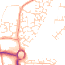 Daytime road noise heatmap for SP10 4LJ