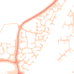 Daytime road noise heatmap for SP10 4LP