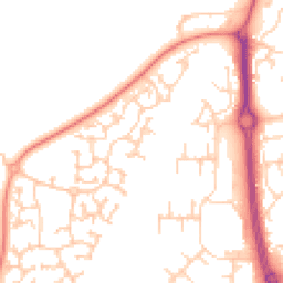 Daytime road noise heatmap for SP10 4NJ