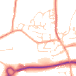 Daytime road noise heatmap for SP10 4RR