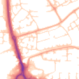 Daytime road noise heatmap for SP10 5BX