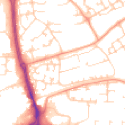 Daytime road noise heatmap for SP10 5BY
