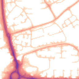Daytime road noise heatmap for SP10 5DF