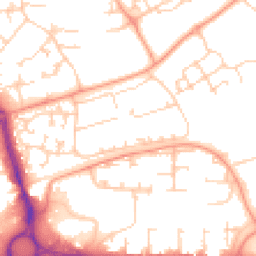 Daytime road noise heatmap for SP10 5DJ