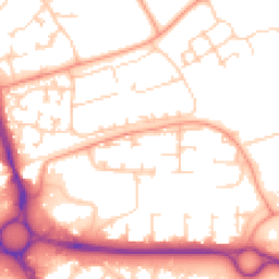 Daytime road noise heatmap for SP10 5EG