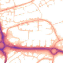 Daytime road noise heatmap for SP10 5HL