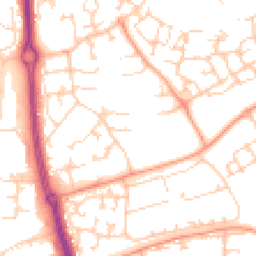 Daytime road noise heatmap for SP10 5HZ