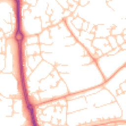 Daytime road noise heatmap for SP10 5JA