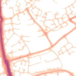 Daytime road noise heatmap for SP10 5JH