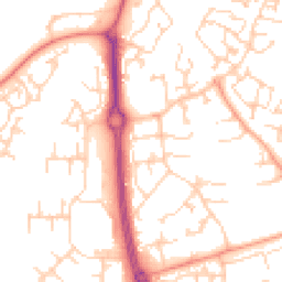 Daytime road noise heatmap for SP10 5LB