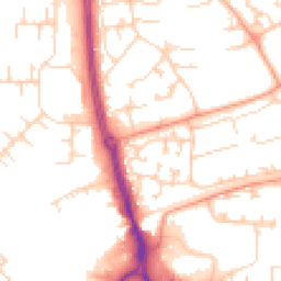 Daytime road noise heatmap for SP10 5PL
