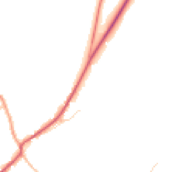 Daytime road noise heatmap for SP11 0AS