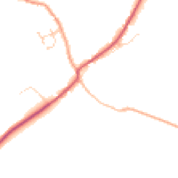 Daytime road noise heatmap for SP11 0AZ