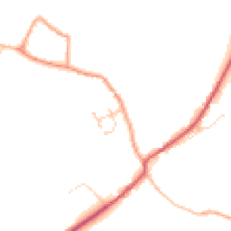 Daytime road noise heatmap for SP11 0BE