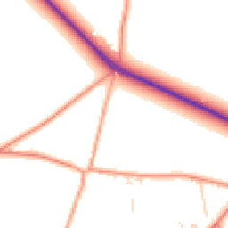 Daytime road noise heatmap for SP11 0BF