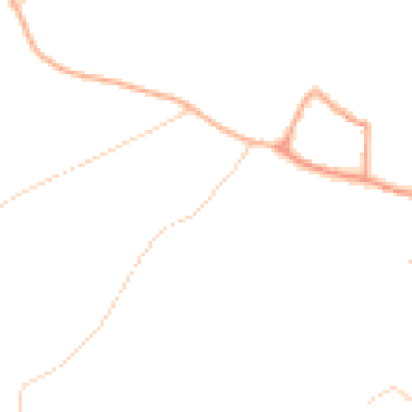 Daytime road noise heatmap for SP11 0BP