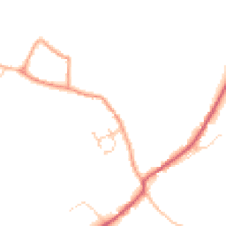 Daytime road noise heatmap for SP11 0BQ