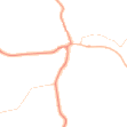 Daytime road noise heatmap for SP11 0JJ