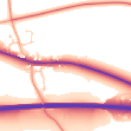 Daytime road noise heatmap for SP11 0PR