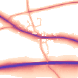 Daytime road noise heatmap for SP11 0PX