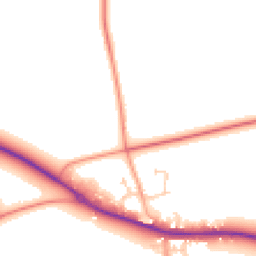 Daytime road noise heatmap for SP11 0QB