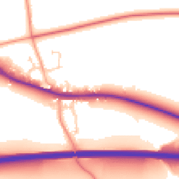 Daytime road noise heatmap for SP11 0QR