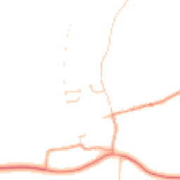 Daytime road noise heatmap for SP11 0RE