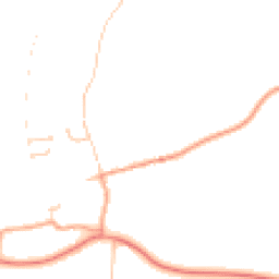 Daytime road noise heatmap for SP11 0RN