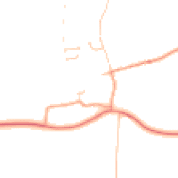 Daytime road noise heatmap for SP11 0SR