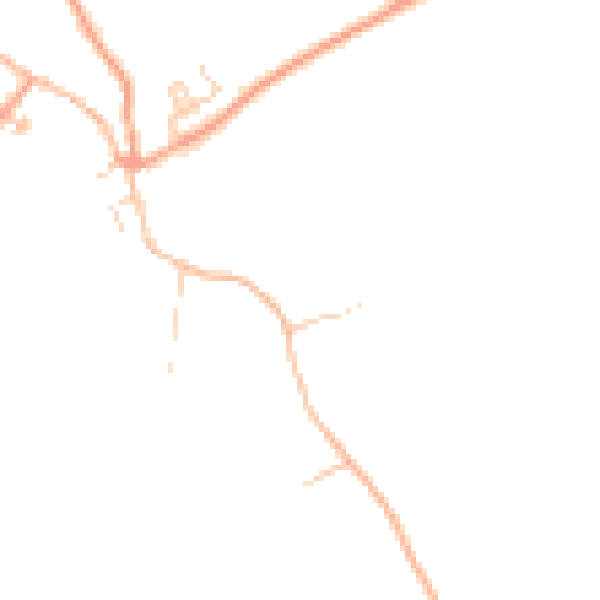 Daytime road noise heatmap for SP11 6BT