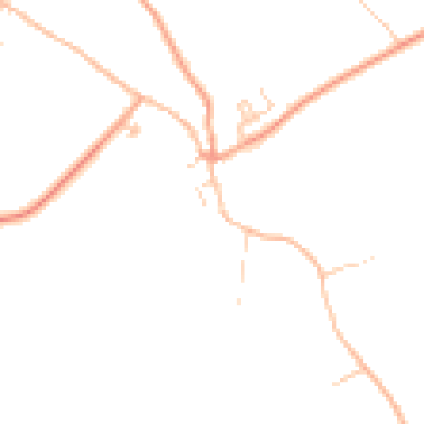 Daytime road noise heatmap for SP11 6DT