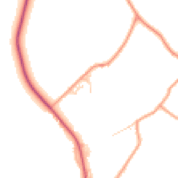 Daytime road noise heatmap for SP11 6JR