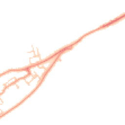 Daytime road noise heatmap for SP11 6NG
