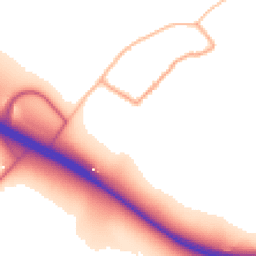 Daytime road noise heatmap for SP11 6NR