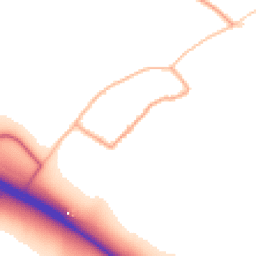 Daytime road noise heatmap for SP11 6NU