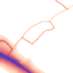 Daytime road noise heatmap for SP11 6NW