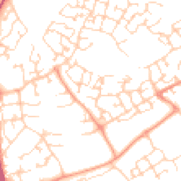 Daytime road noise heatmap for SP11 6NZ
