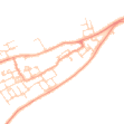 Daytime road noise heatmap for SP11 6WL