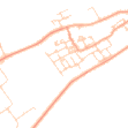 Daytime road noise heatmap for SP11 6XE
