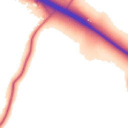 Daytime road noise heatmap for SP11 7AL
