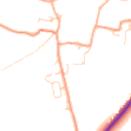 Daytime road noise heatmap for SP11 7AS