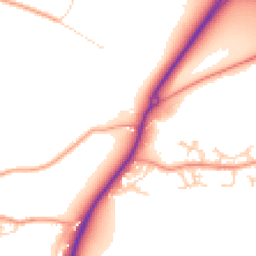 Daytime road noise heatmap for SP11 7DW