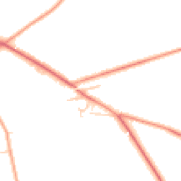 Daytime road noise heatmap for SP11 7FF