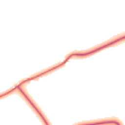 Daytime road noise heatmap for SP11 7JW