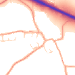 Daytime road noise heatmap for SP11 7LP