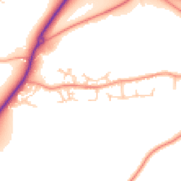 Daytime road noise heatmap for SP11 7NF