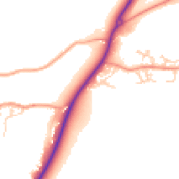 Daytime road noise heatmap for SP11 7PL